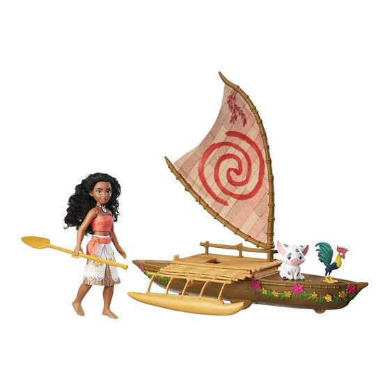 Hasbro Disney MOANA STARLIGHT CANOE & FRIENDS Quick Assembly Instructions