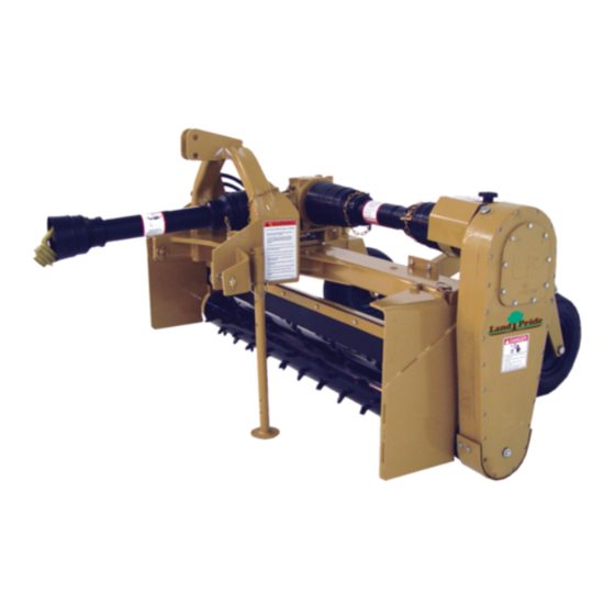 Land Pride PR1560 Operator's Manual