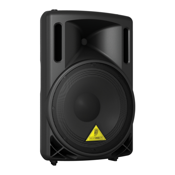Behringer EUROLIVE B212 User Manual