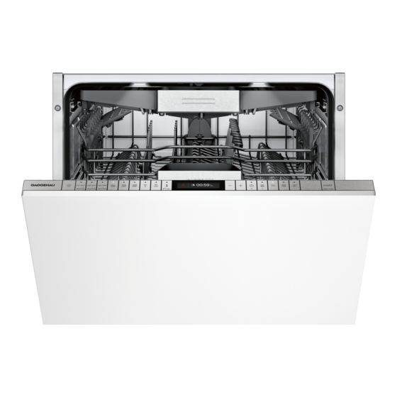 Gaggenau DF 280 Installation Instructions Manual