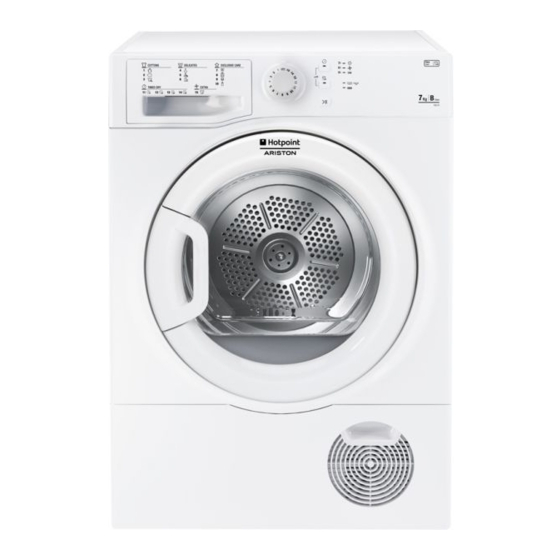 Hotpoint Ariston TCS 73B Instruction Manual