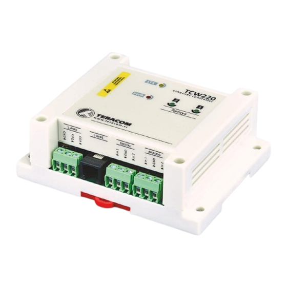 Teracom TCW220 User Manual