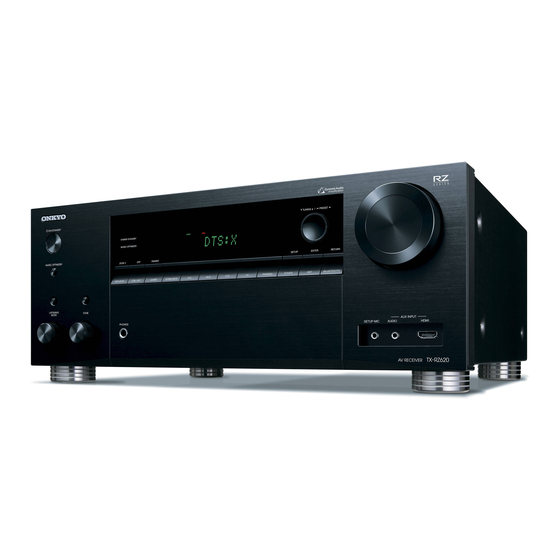 Onkyo TX-RZ620 Basic Manual