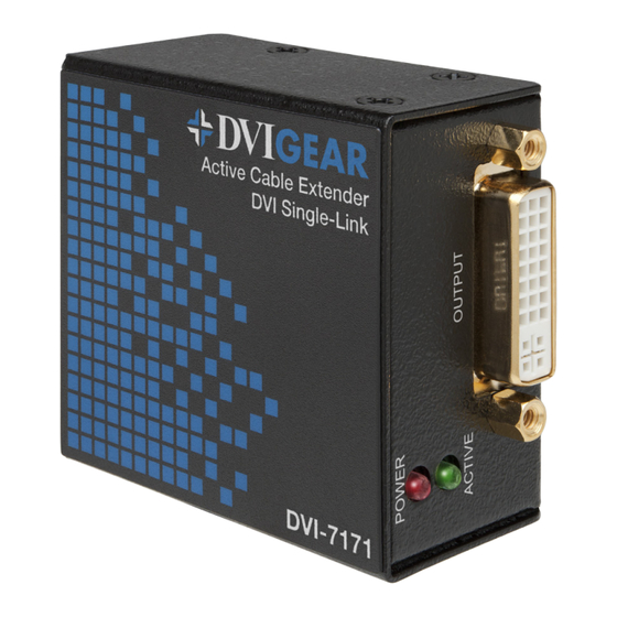 DVIGear DVI-7171b User Manual