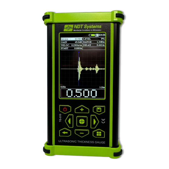 NDT Systems TG-510 User Manual