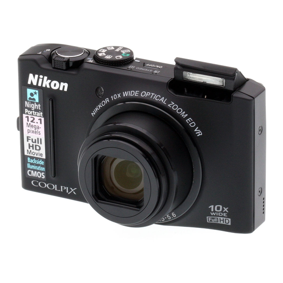 Nikon Coolpix S8100 Quick Start Manual
