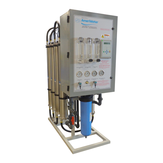 AmeriWater MRO3Z Installation, Operation & Maintenance Manual