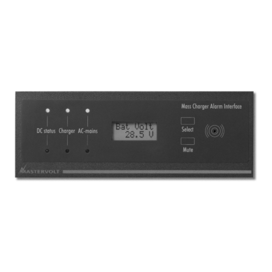 Mastervolt MasterVision User Manual