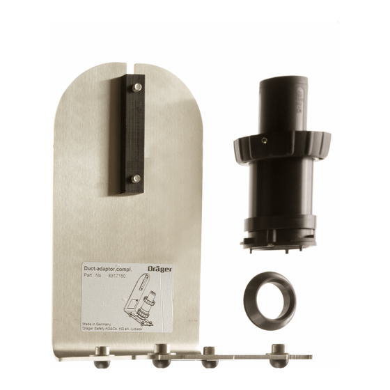 Dräger Duct Mounting Kit Assembly Instructions