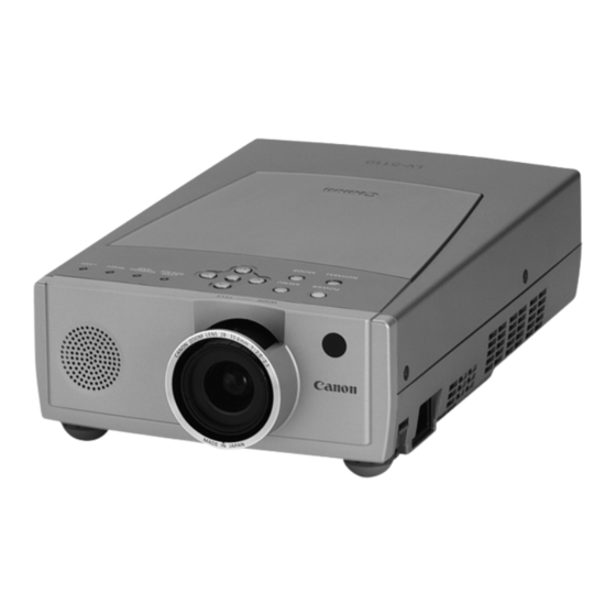 Canon LV-5110 Owner's Manual