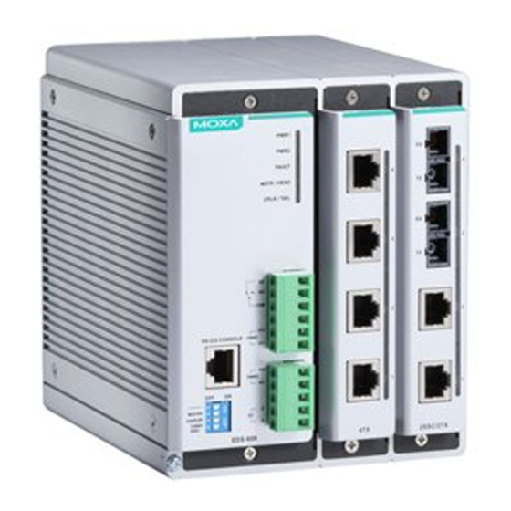Moxa Technologies EtherDevice EDS-600 Series Quick Installation Manual