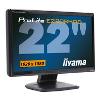 Iiyama ProLite E2208HDD User Manual