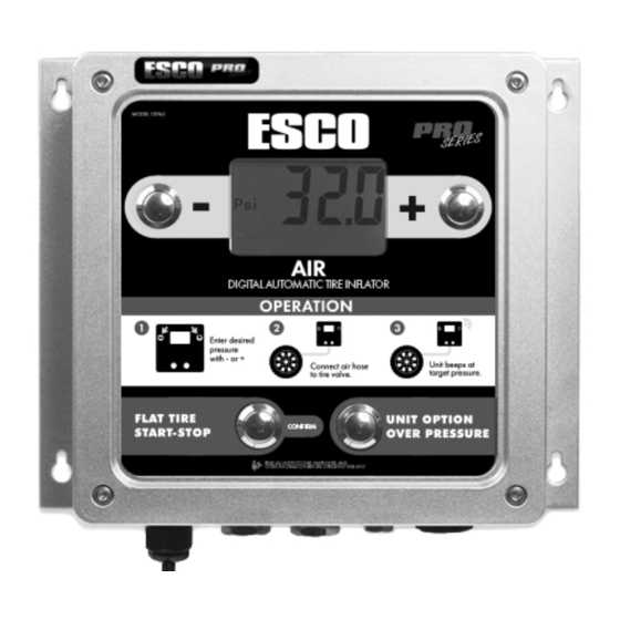 Esco 10965 Operating Instructions Manual