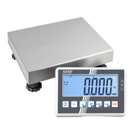 KERN KFC-TM Operating And Installation Instructions