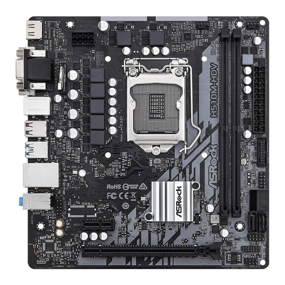 ASROCK H510M-HDV R2.0 User Manual