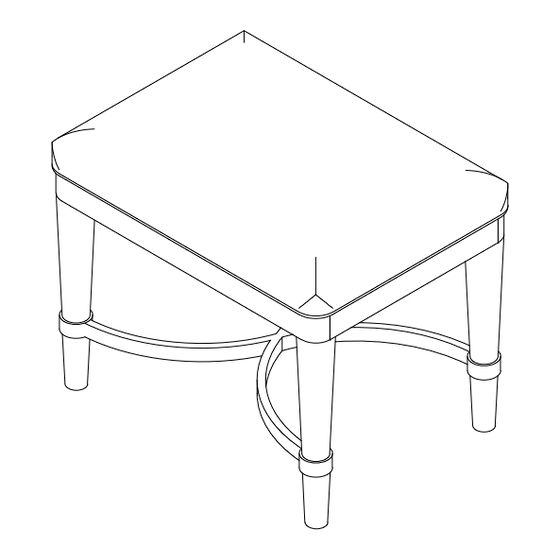 HOOKER FURNISHINGS Grace P377136 Assembly Instructions