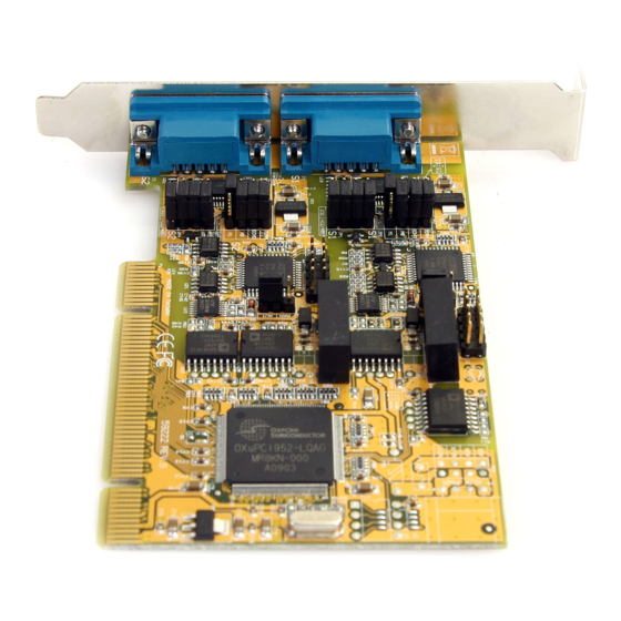 StarTech.com PCI2S232485I Instruction Manual