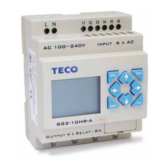 TECO SG2 User Manual