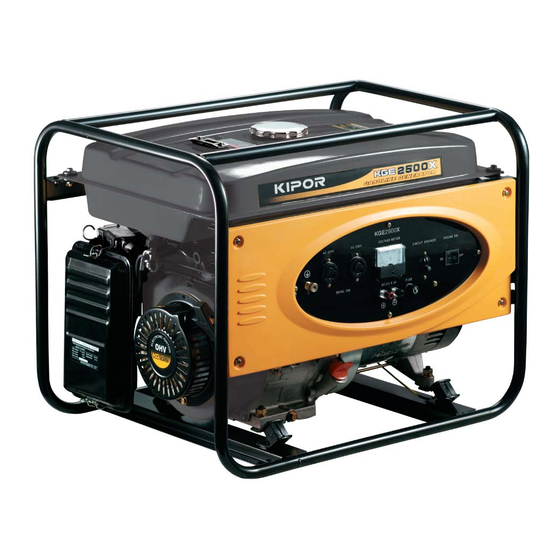 Kipor KGE2500X Operation Manual