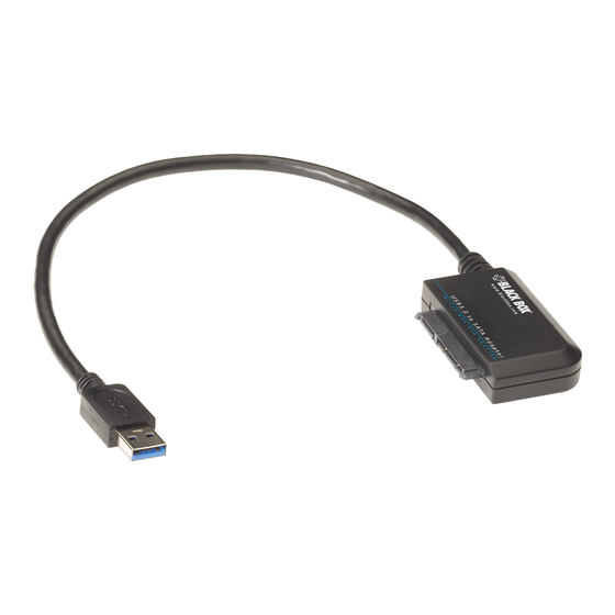 Black Box IC168A USB SATA Adapter Manuals