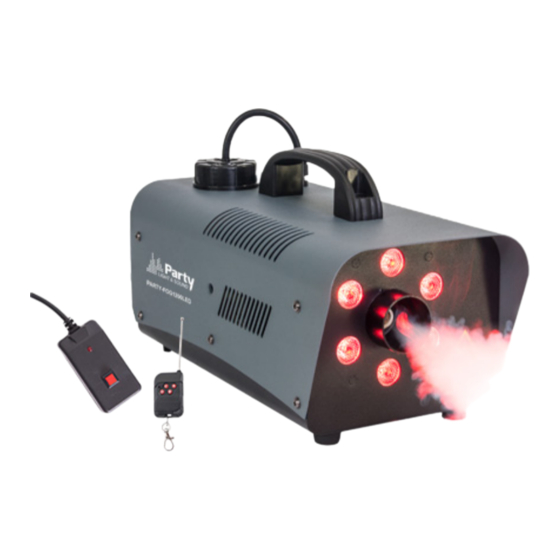 Party Light & Sound PARTY-FOG1200LED Instruction Manual