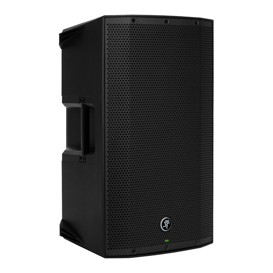Mackie Thump15A Quick Start Manual