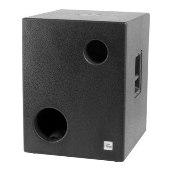 The box TA15 Owner's Manual