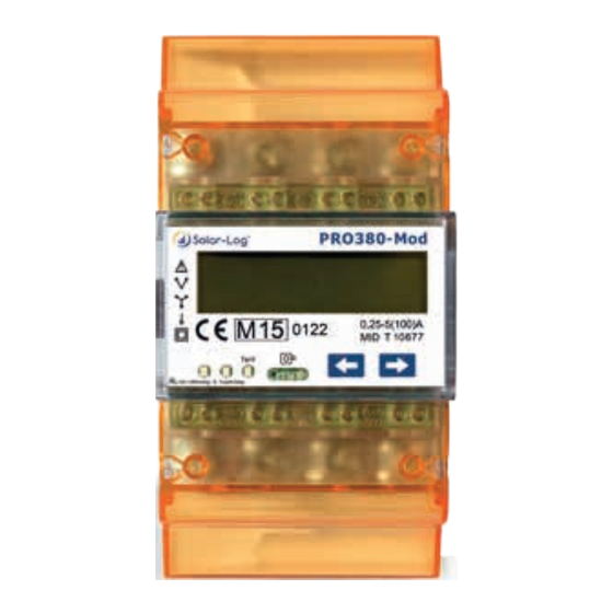 Solar-Log PRO380 Quick Start Manual