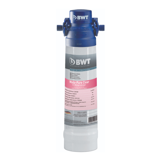 BWT Woda-Pure Clear S Installation And Operating Manual