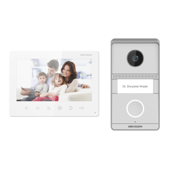 HIKVISION DS-KIS101-P/SURFACE User Manual