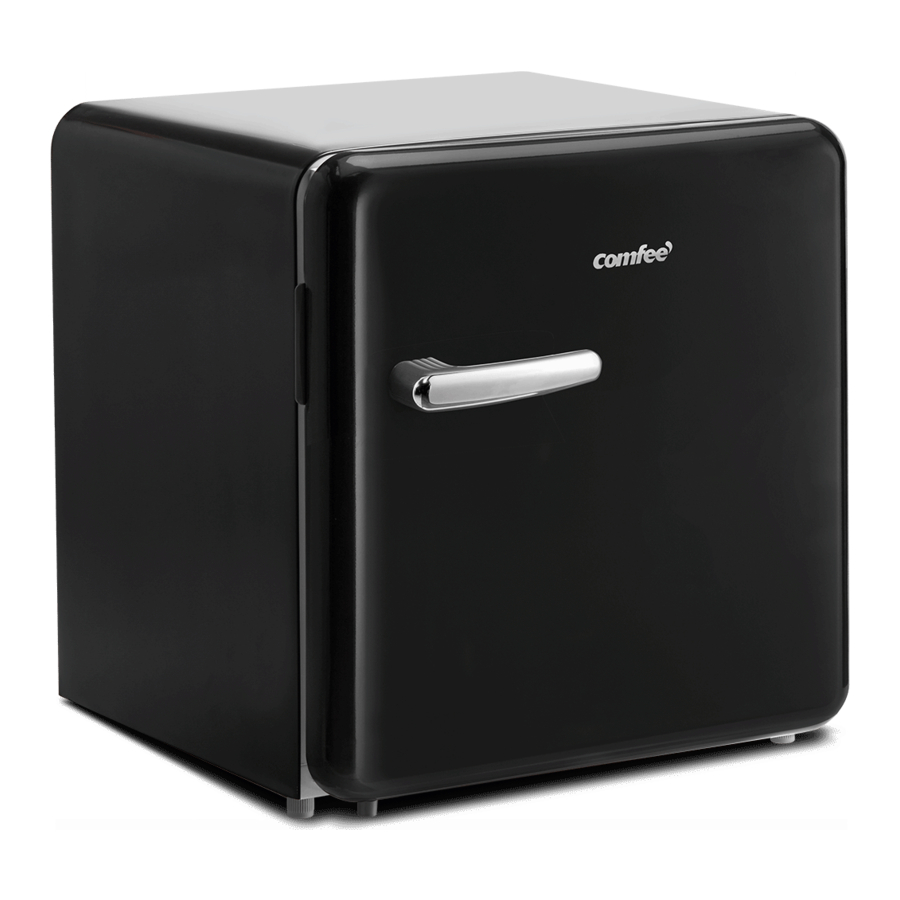 Comfee CRR16S3ABB, CRR1653ARD - Retro Compact Refrigerator 1.6 Cu Manual