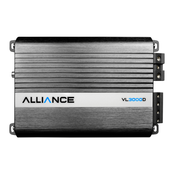 ALLIANCE VL3000D Manual