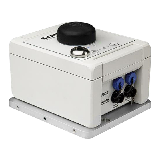Svantek SV 803 User Manual