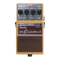 Boss FBM-1 Bassman legend series Owner's Manual