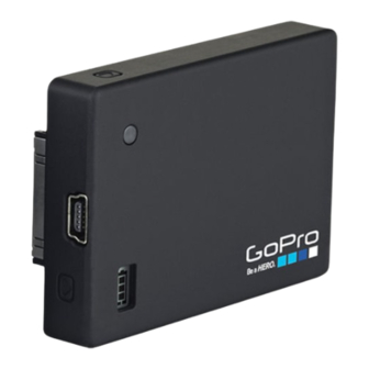 GoPro BacPac User Manual