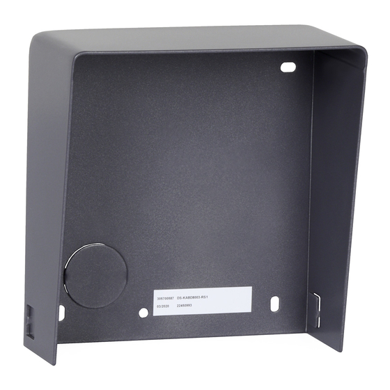 HIKVISION DS-KABD8003-RS1 Quick Start Manual