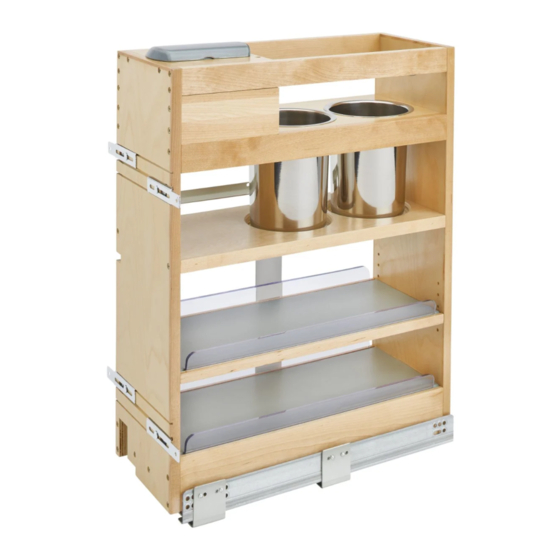 Rev-A-Shelf 445VBOSC8C Installation Instructions Manual