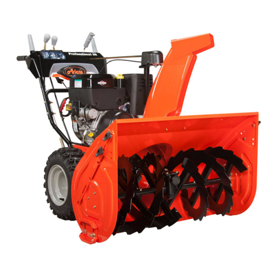 Ariens Pro 36 Quick Start Manual