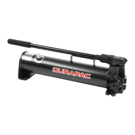 Durapac P-2200 Instruction Manual