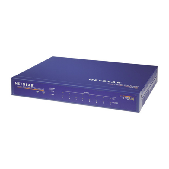 NETGEAR ProSafe FVS318v3 Reference Manual