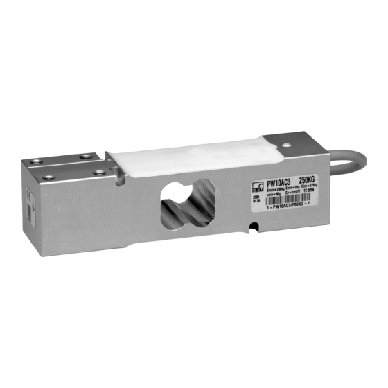 HBM PW10A Series Mounting Instructions