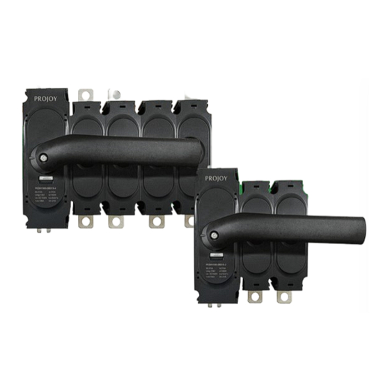 Projoy Electric PEDH Series Manuals