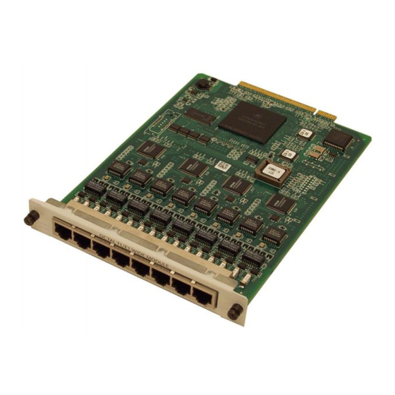ADTRAN NetVanta Octal T1/E1 Wide Module Quick Start Manual