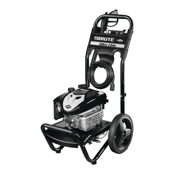 Brute 2500 MAX PSI Quick Start Manual