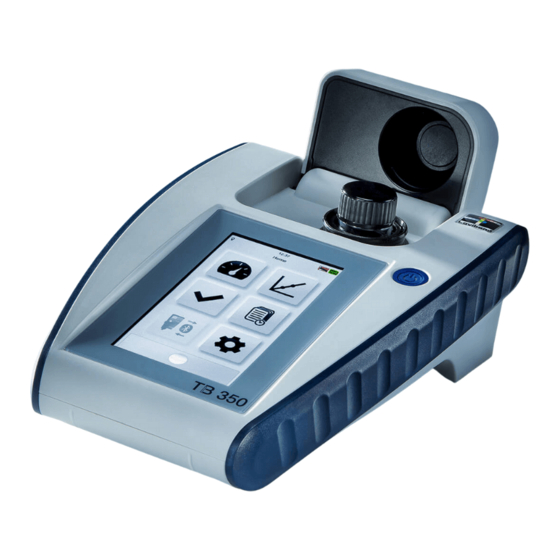 Lovibond TB 350 Quick Start Manual