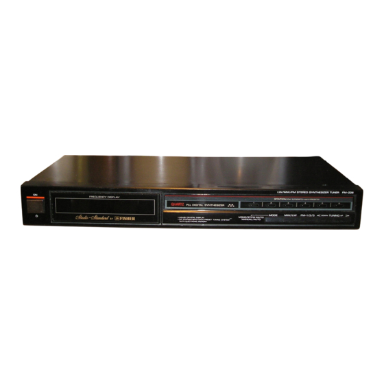 Fisher FM-226 Service Manual