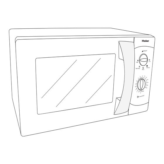 Haier MWQ646RW Owner's Manual