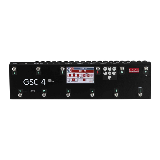 G-Lab GSC-4 User Manual