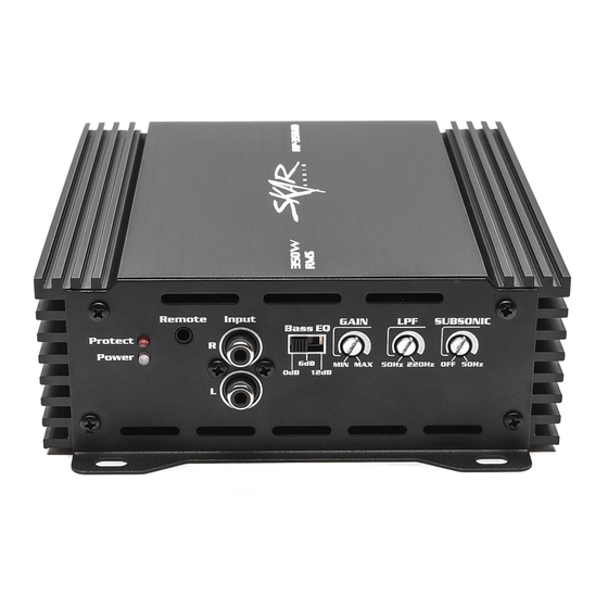 Skar RP-350.1D Owner's Manual