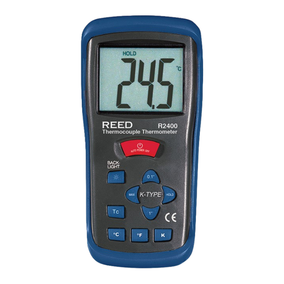 Reed Instruments R2400 Instruction Manual